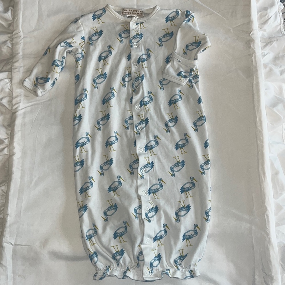 The Beaufort Bonnet Company heron converter gown